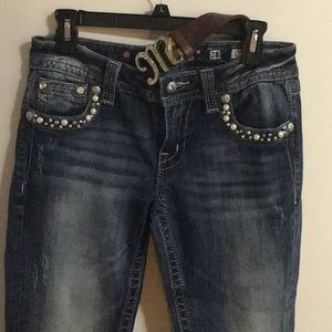 Miss Me Jeans & Belt